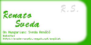 renato sveda business card